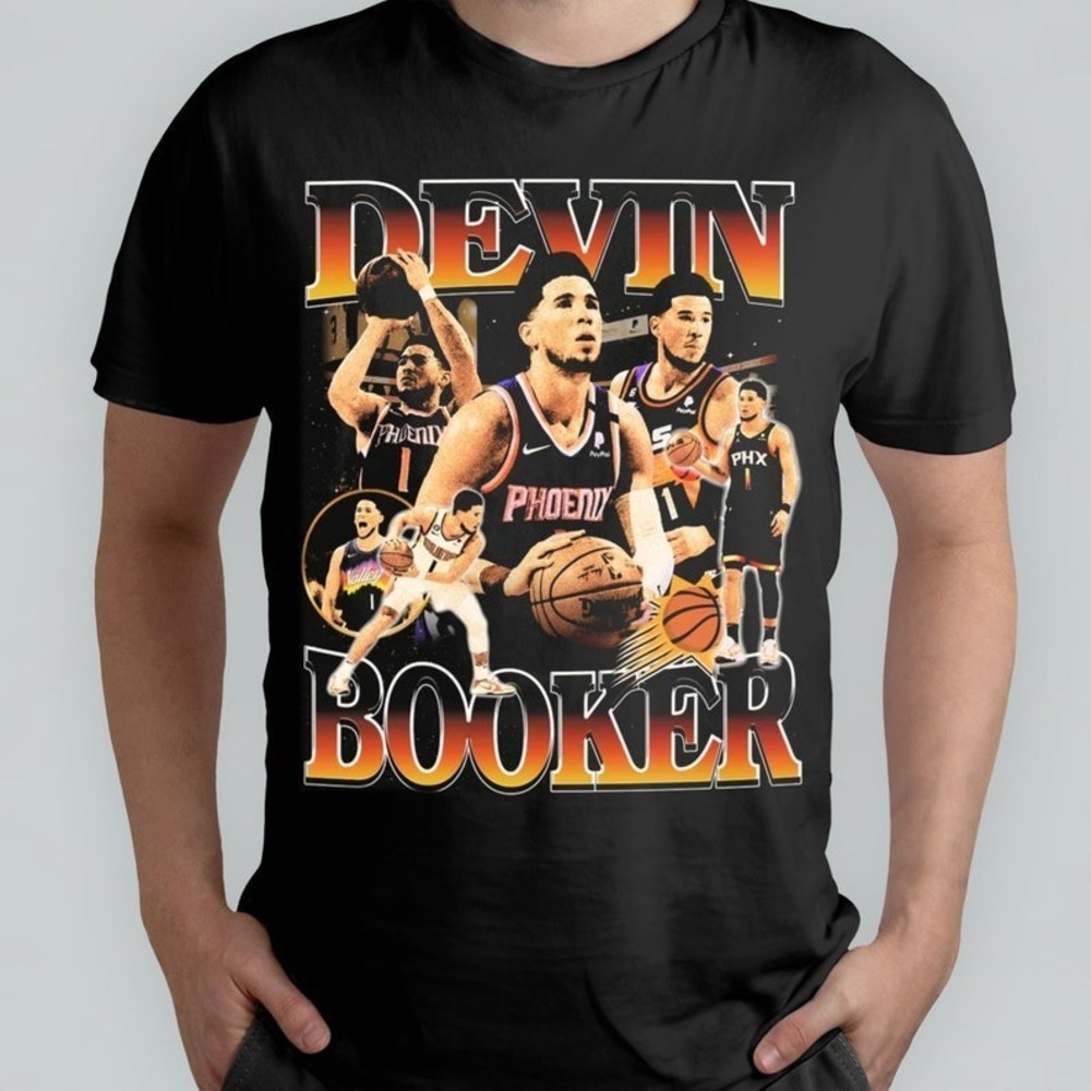 Devin Booker Basketball Player Shirt, Vintage Devin Booker 90s Graphic Tee